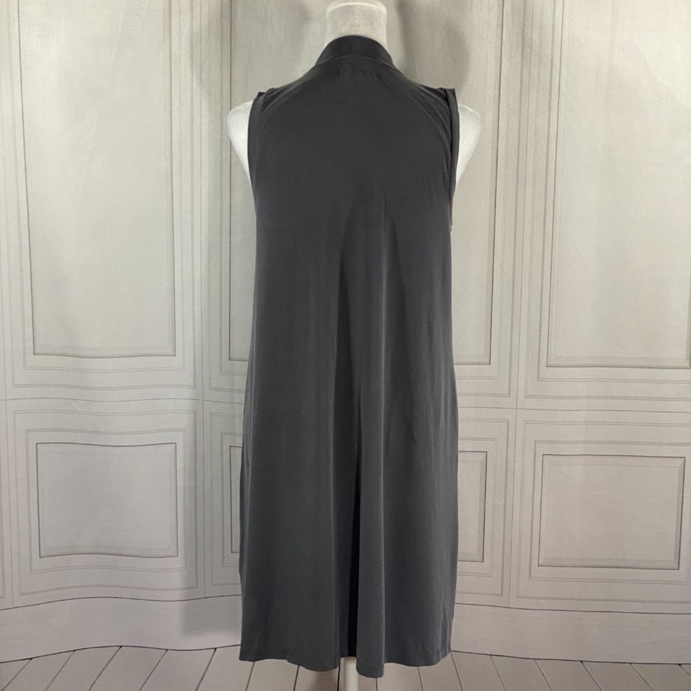 Madewell Gray Sleeveless Easy Fit Modal Cotton Dress Small - Picture 4 of 8